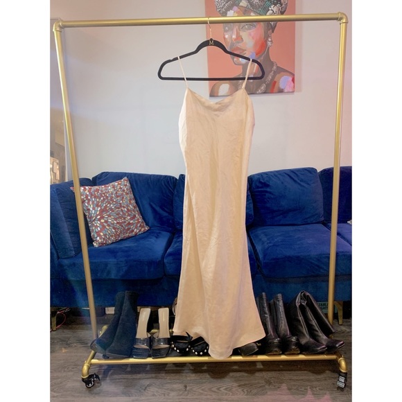 Dresses & Skirts - Via Mode Silk Slip Dress - Size Medium